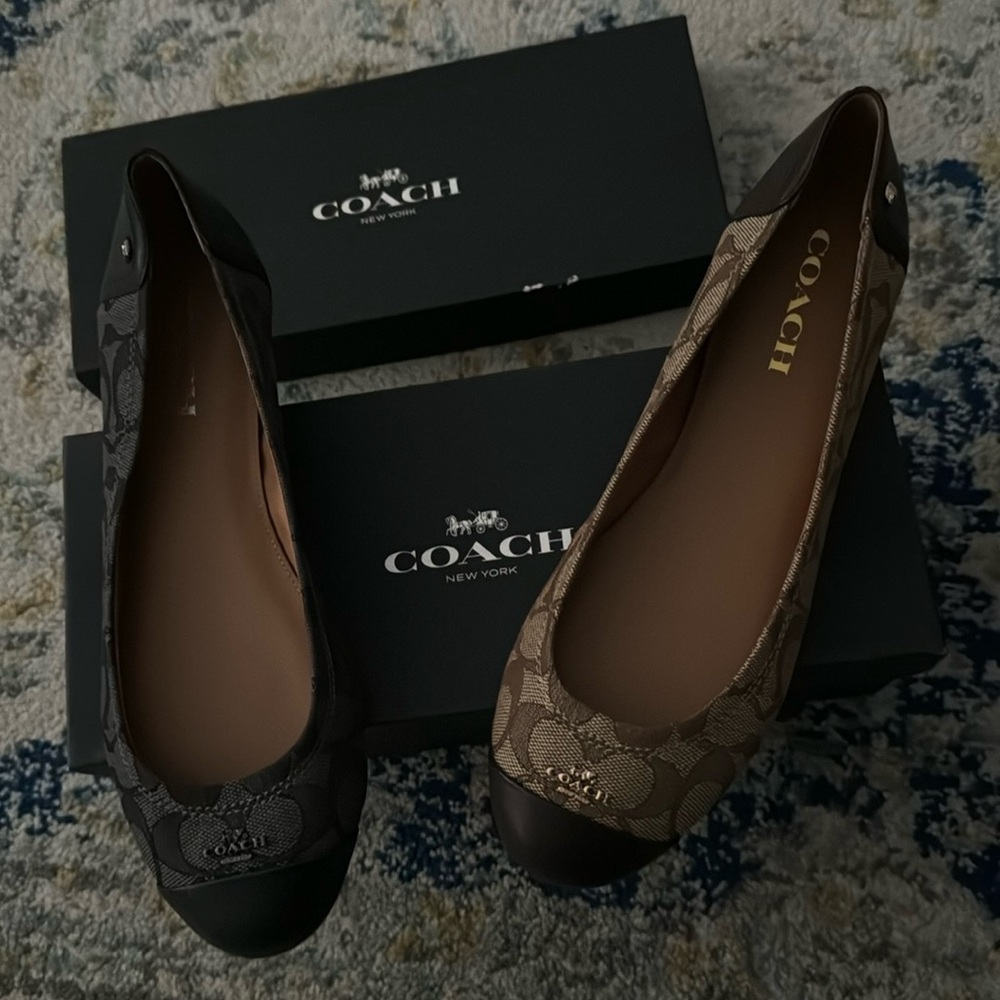 Coach flats. BRAND NEW